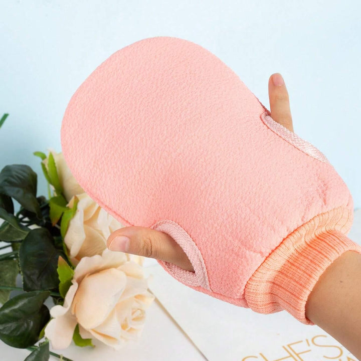 Luxurious Two-Sided Exfoliating Bath Glove