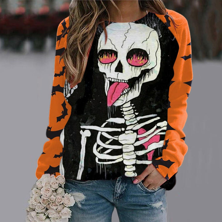 Women's Printed Long Sleeve T-shirt - Trendha