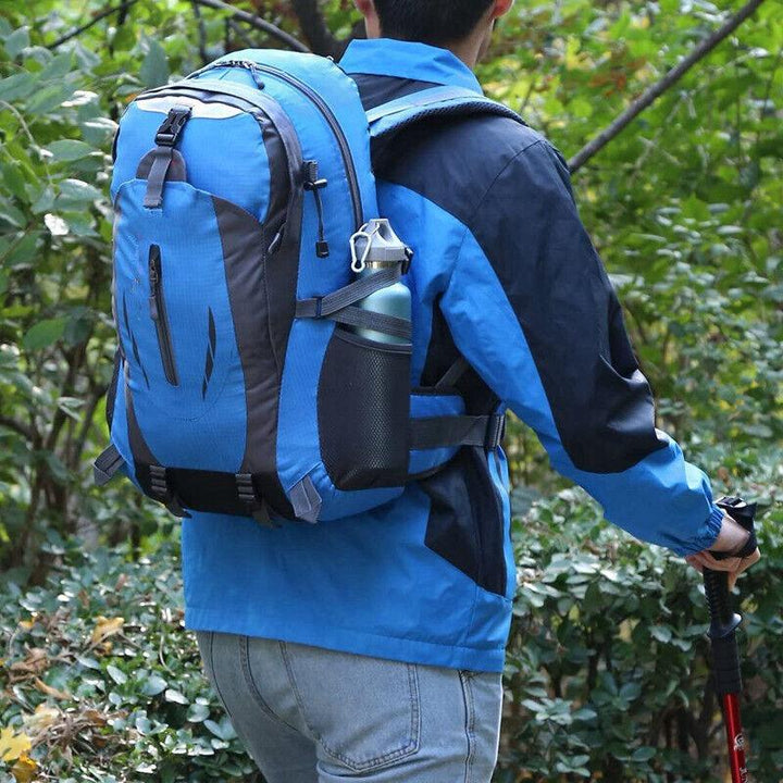 40L Waterproof Large Bag Backpack Camping Hiking Walking Outdoor Travel Rucksack Random Color - Trendha