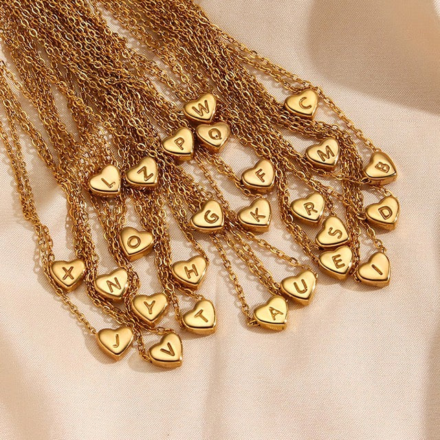 Gold Plated Love Letter Necklace