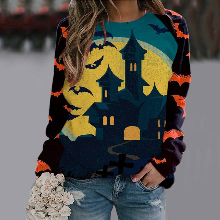 Women's Printed Long Sleeve T-shirt - Trendha