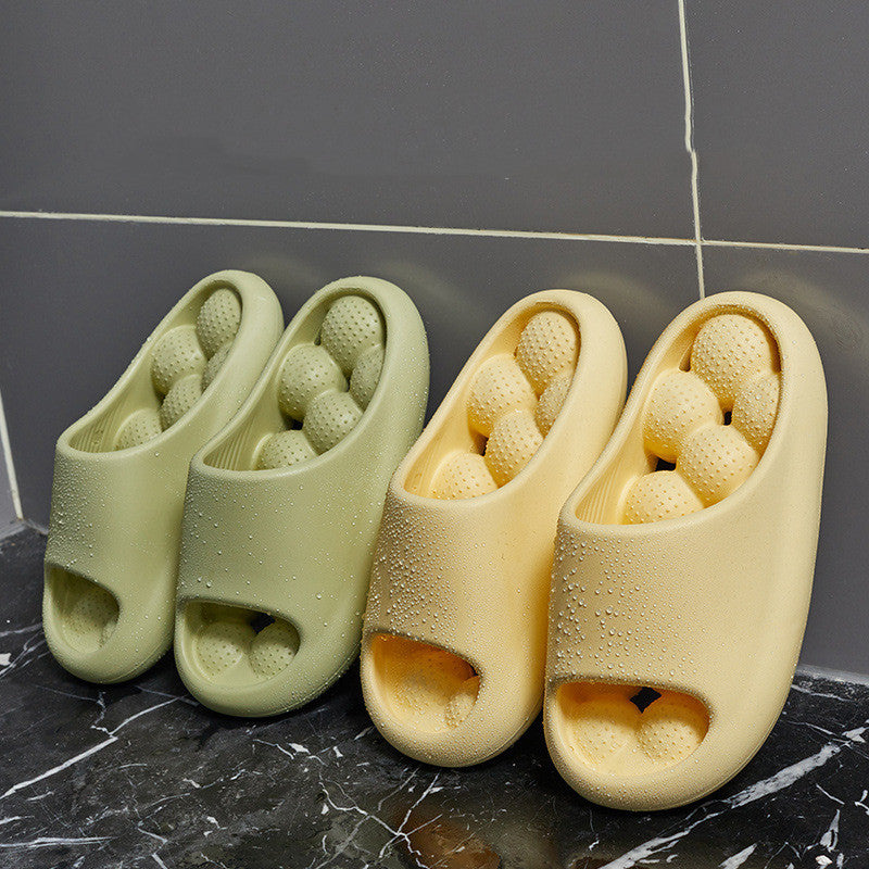 PVC Slides with Textured Ball Footbed