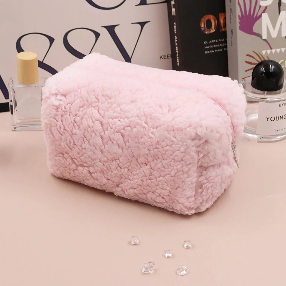Luxurious Lambswool Multi-Use Cosmetic Bag