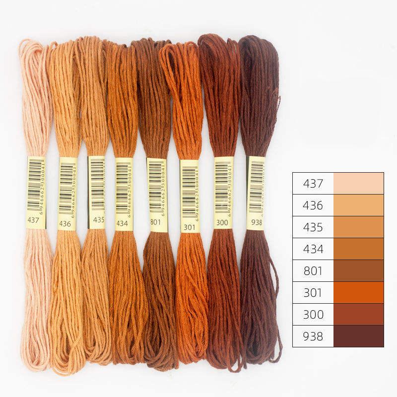 Gradient Color Cross Stitch Thread