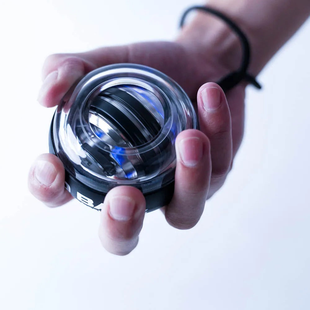 LED Gyro Wrist Trainer Ball with Silicone Grip