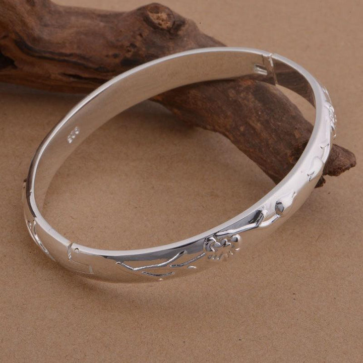 925 Silver Plated Jewelry Set Roses - Trendha