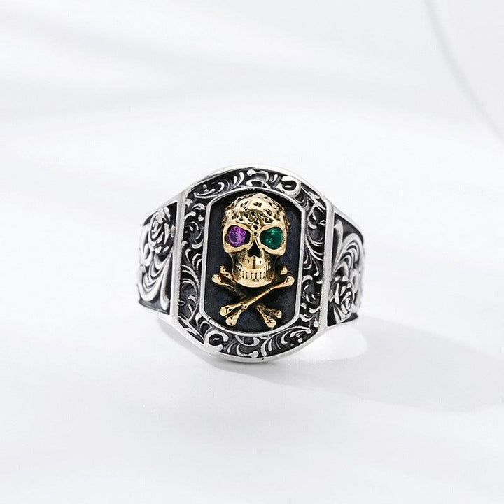 925 Sterling Silver Skull Ring For Men And Women - Trendha