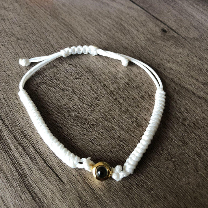 A Pair Of Braided Red And Black Rainbow Hand Ropes - Trendha