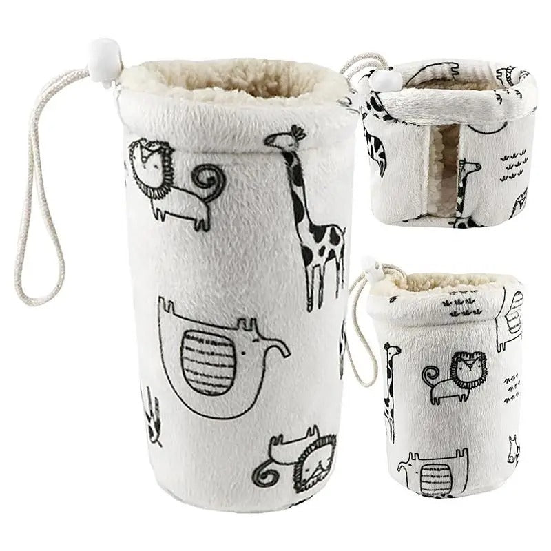 Padded Bottle Sleeve with Adjustable Carrying Lanyard