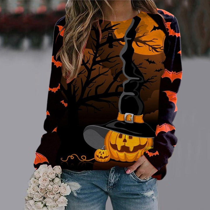 Women's Printed Long Sleeve T-shirt - Trendha