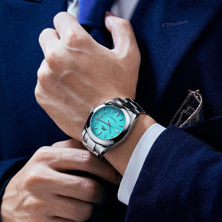 Automatic Mechanical Luminous Steel Band Watch - Trendha