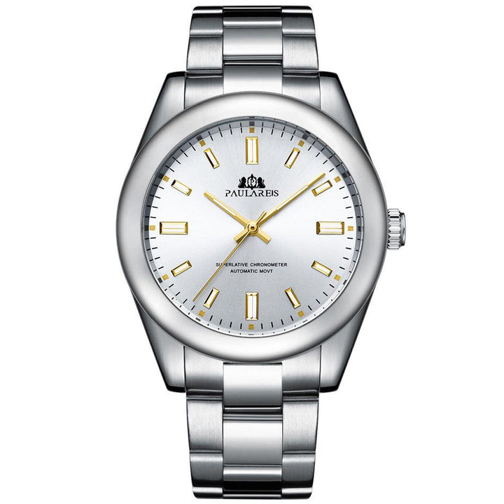 Automatic Mechanical Luminous Steel Band Watch - Trendha