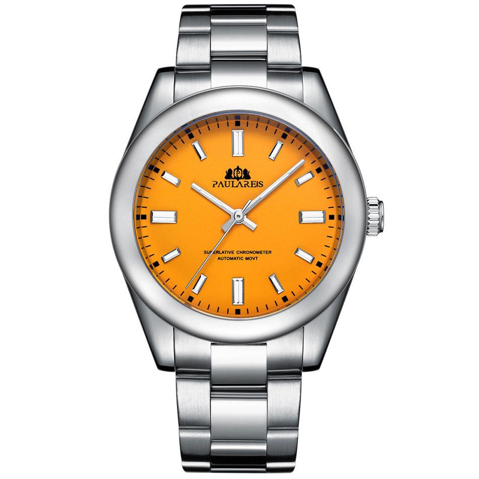 Automatic Mechanical Luminous Steel Band Watch - Trendha