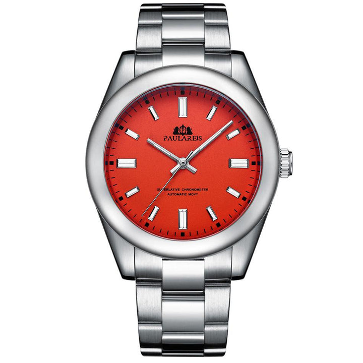 Automatic Mechanical Luminous Steel Band Watch - Trendha