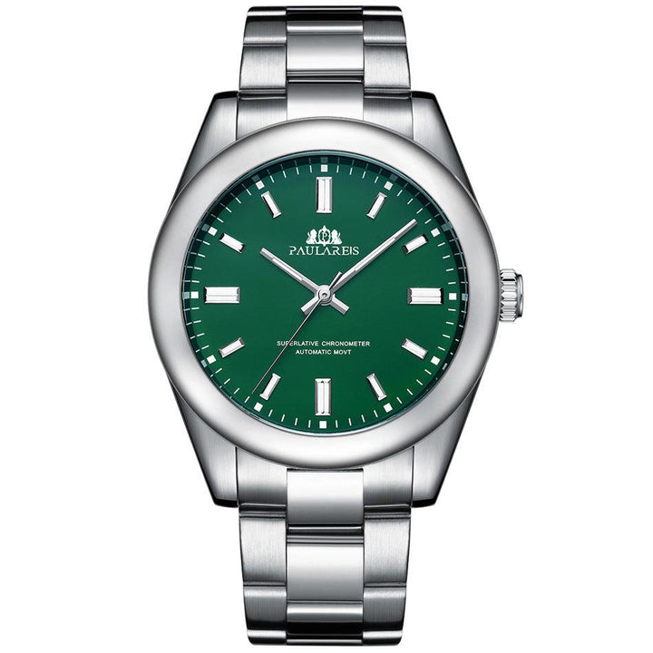 Automatic Mechanical Luminous Steel Band Watch - Trendha