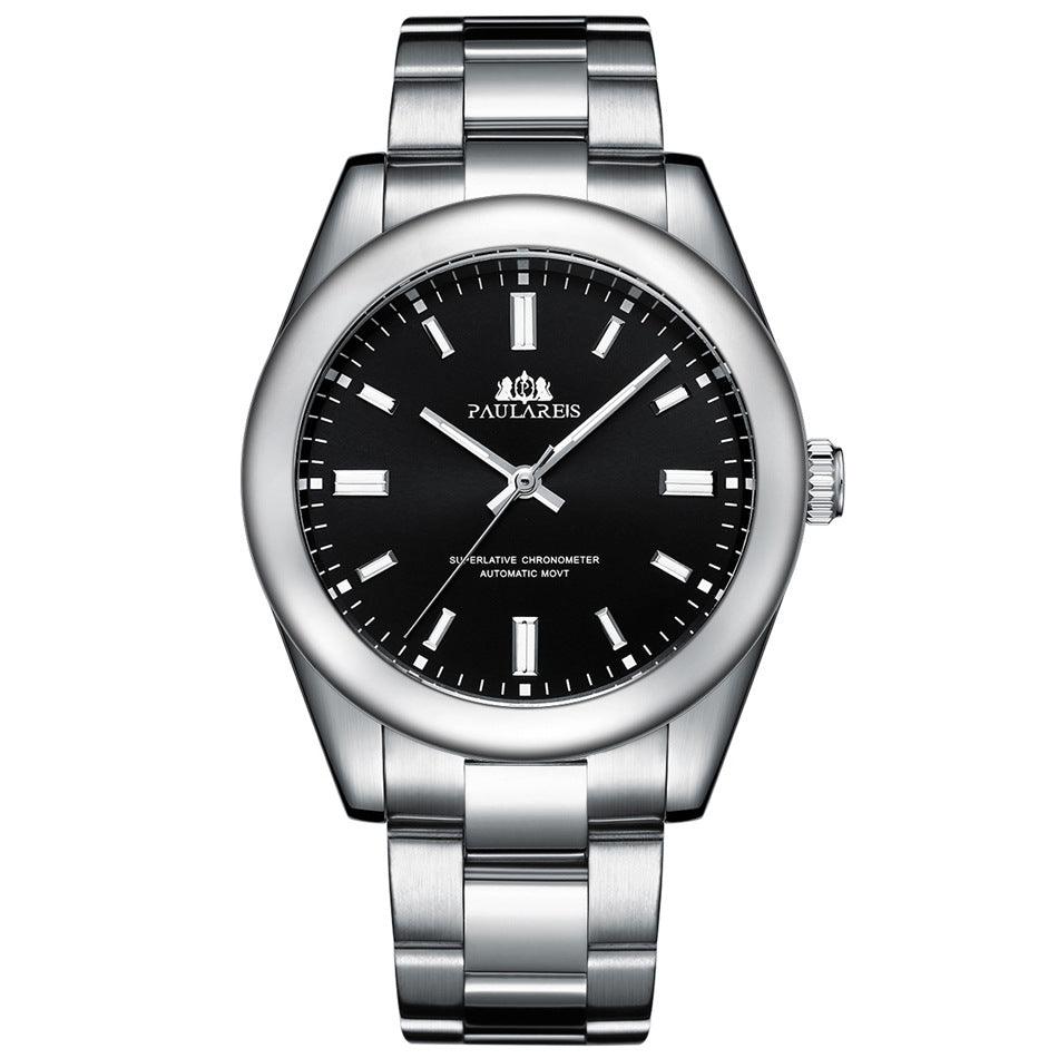 Automatic Mechanical Luminous Steel Band Watch - Trendha