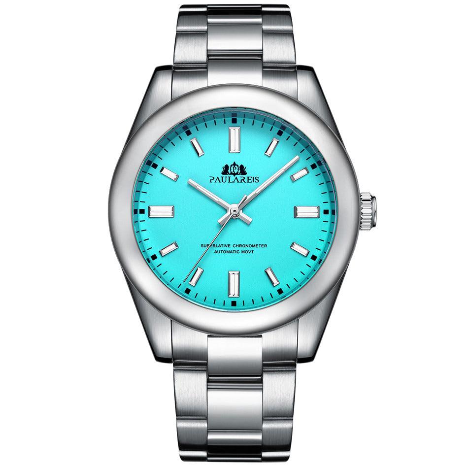 Automatic Mechanical Luminous Steel Band Watch - Trendha