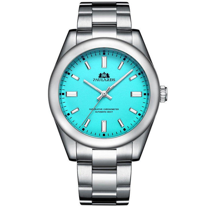 Automatic Mechanical Luminous Steel Band Watch - Trendha