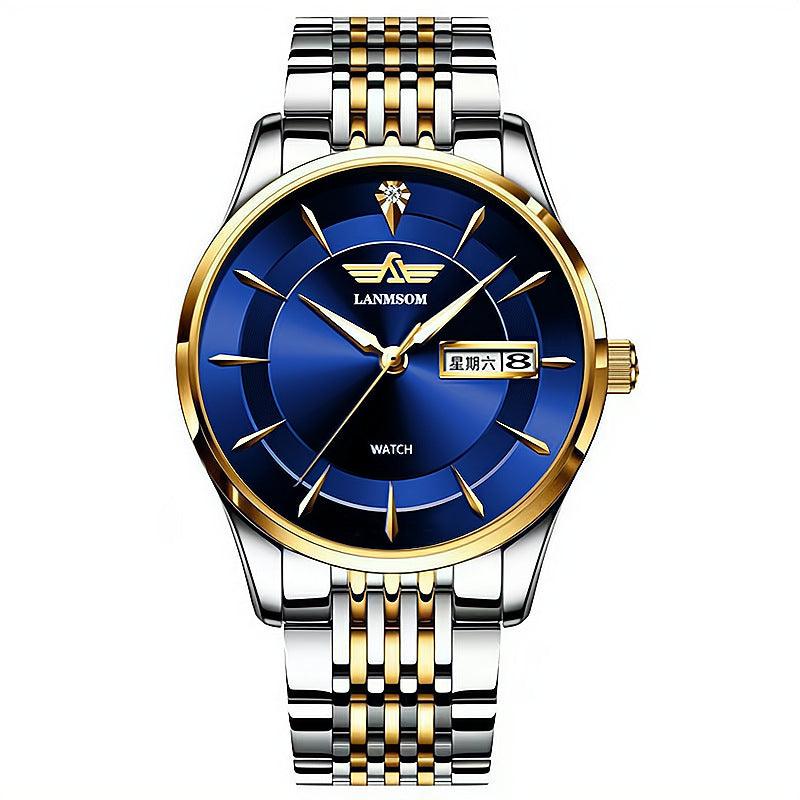 Automatic Non-mechanical Watch Diamond Waterproof Calendar Men - Trendha
