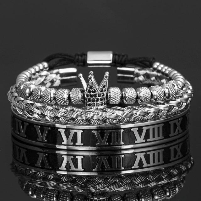 Boys And Girls Stainless Steel C Bracelet - Trendha