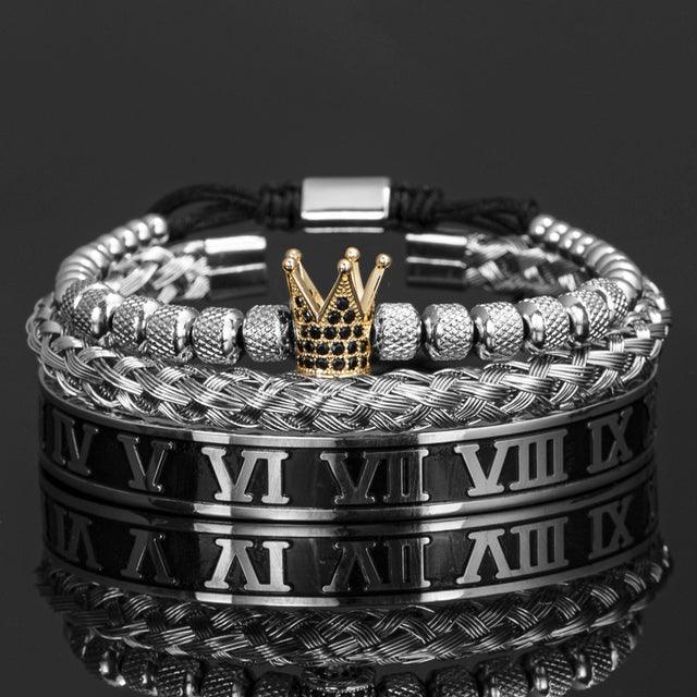 Boys And Girls Stainless Steel C Bracelet - Trendha