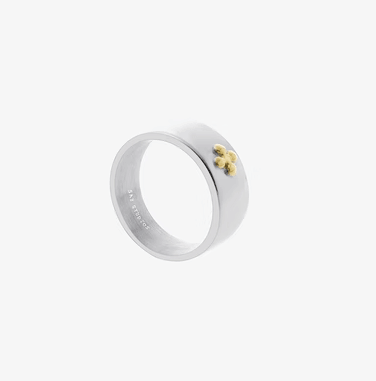 Boys' Ring Cross Dot Gold Light - Trendha