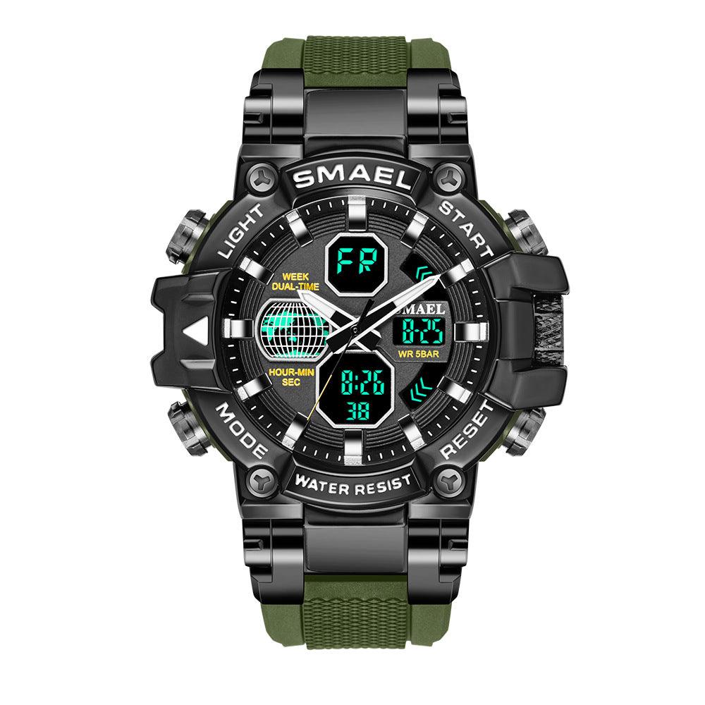 Brand Men's Sports Fashion Fitness Watch Dual - Trendha