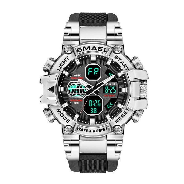 Brand Men's Sports Fashion Fitness Watch Dual - Trendha