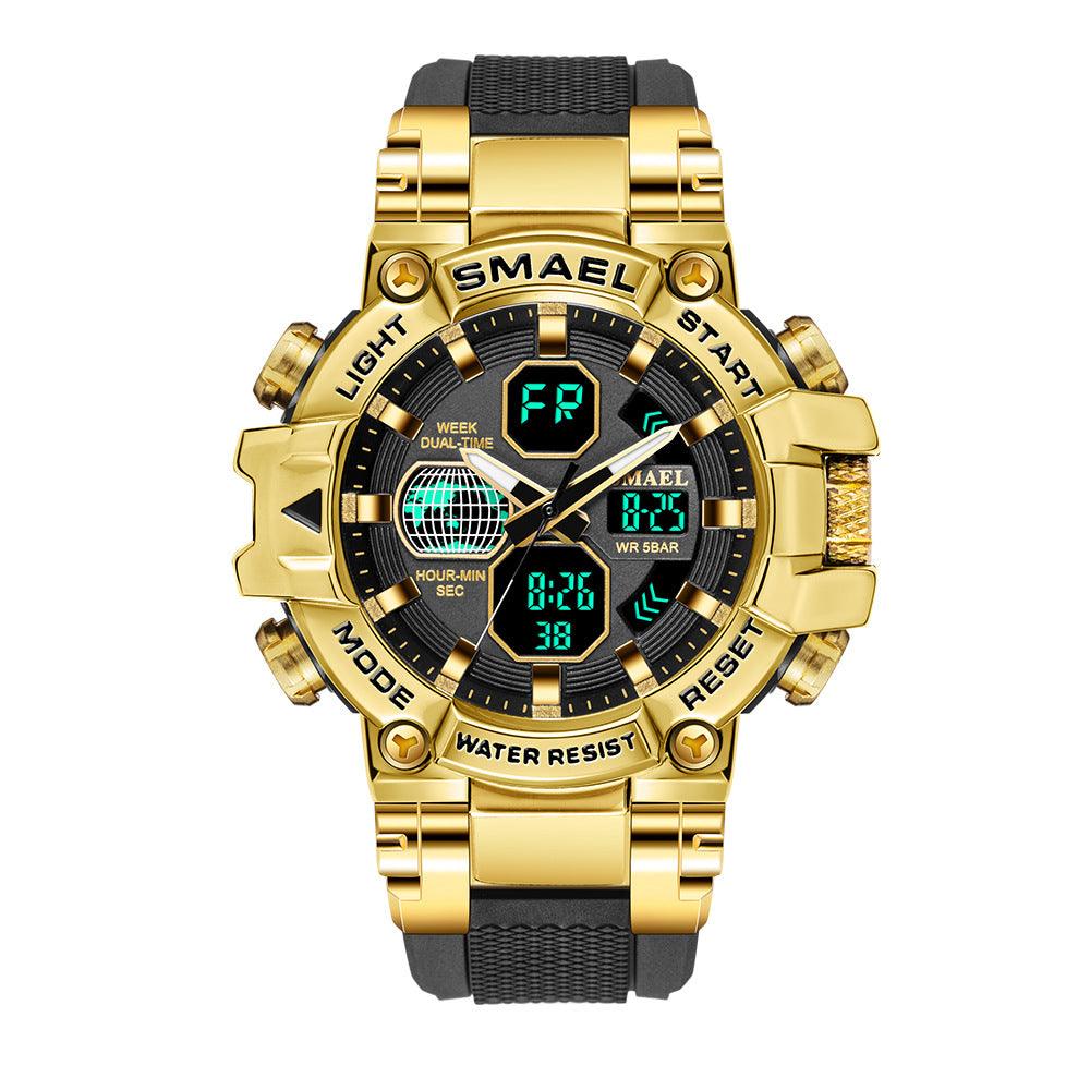 Brand Men's Sports Fashion Fitness Watch Dual - Trendha