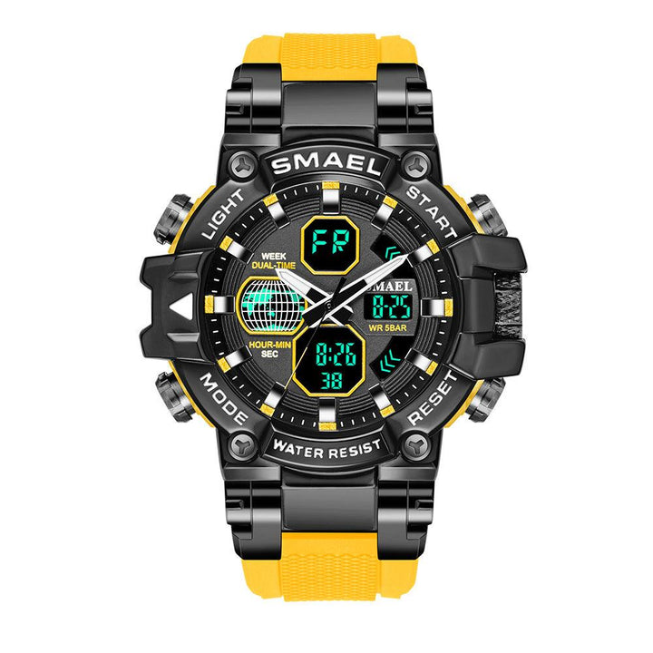 Brand Men's Sports Fashion Fitness Watch Dual - Trendha