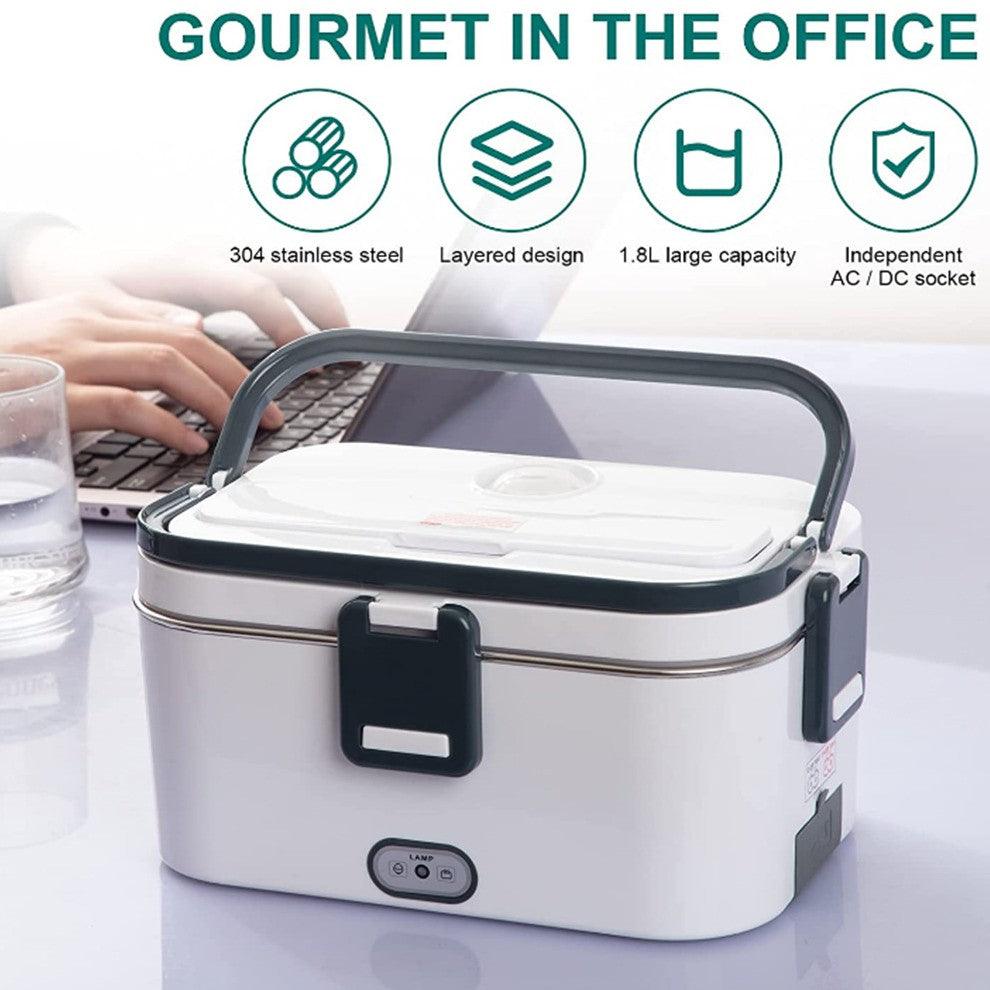 Car And Home Dual Purpose Electric Lunch Box Plugged - Trendha