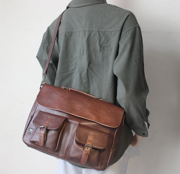 Casual Japanese Large-capacity Messenger Bag For Young Men's Handbag - Trendha