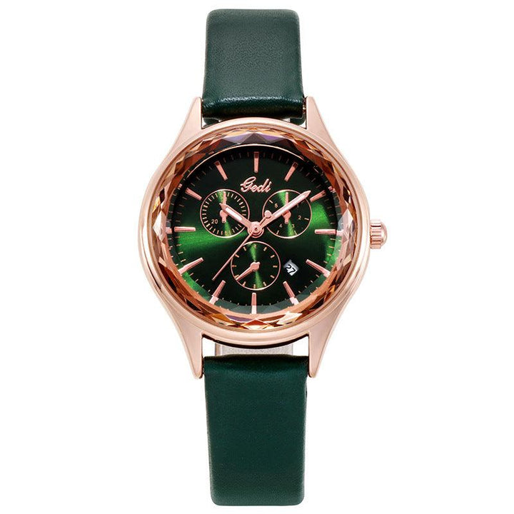 Casual Women's Student Quartz Calendar Wrist Watch - Trendha