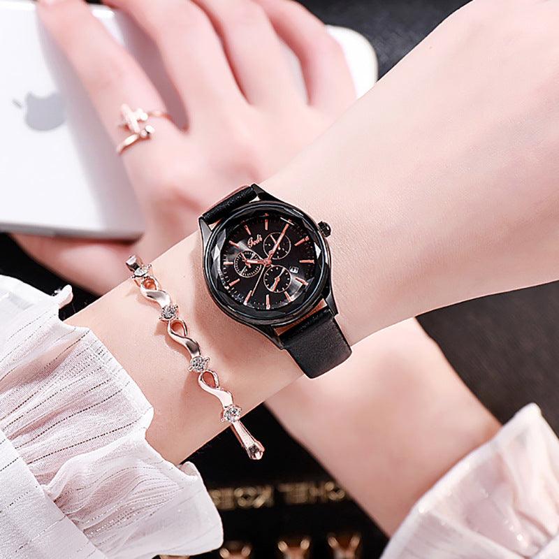 Casual Women's Student Quartz Calendar Wrist Watch - Trendha