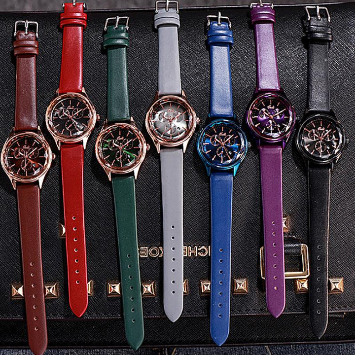Casual Women's Student Quartz Calendar Wrist Watch - Trendha