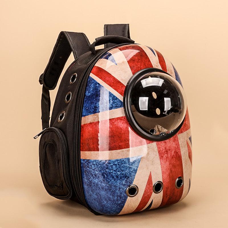 Cat Bag Going Out Portable Double Shoulder To Go Bag Pet Cat Backpack - Trendha