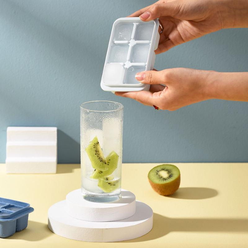 Blue Ice Cube Tray with Removable Lid