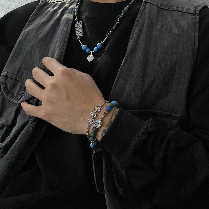 Colorful Bead Stitching Fashion Bracelet - Trendha