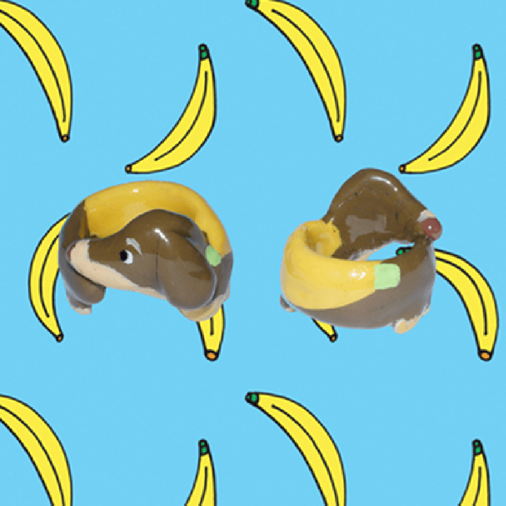 Colorful Childlike Lovely Soft Clay Ring - Trendha