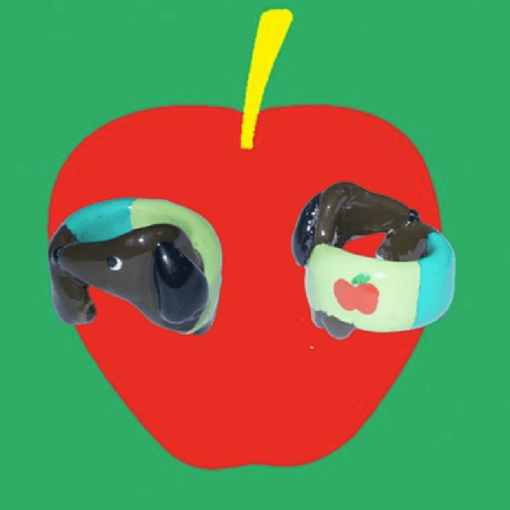 Colorful Childlike Lovely Soft Clay Ring - Trendha