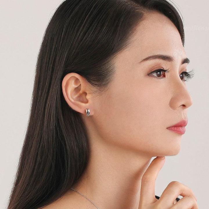 Cool Dark Department Personality Earrings Female - Trendha