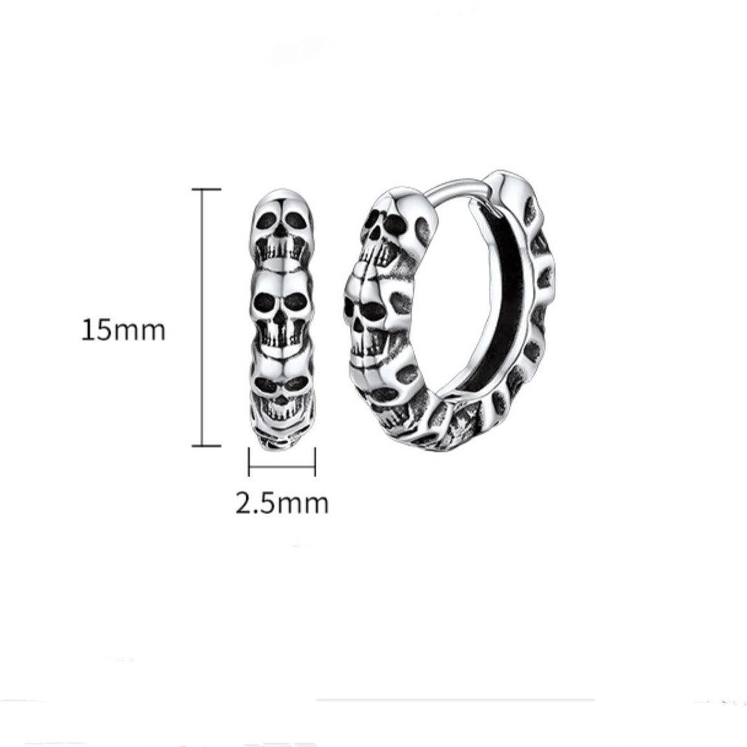Cool Dark Department Personality Earrings Female - Trendha