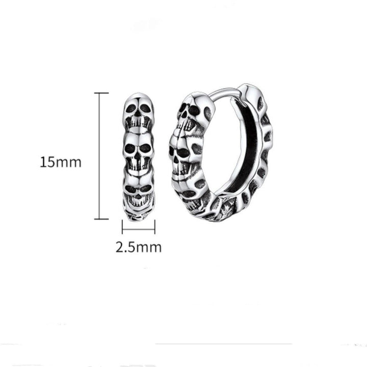 Cool Dark Department Personality Earrings Female - Trendha