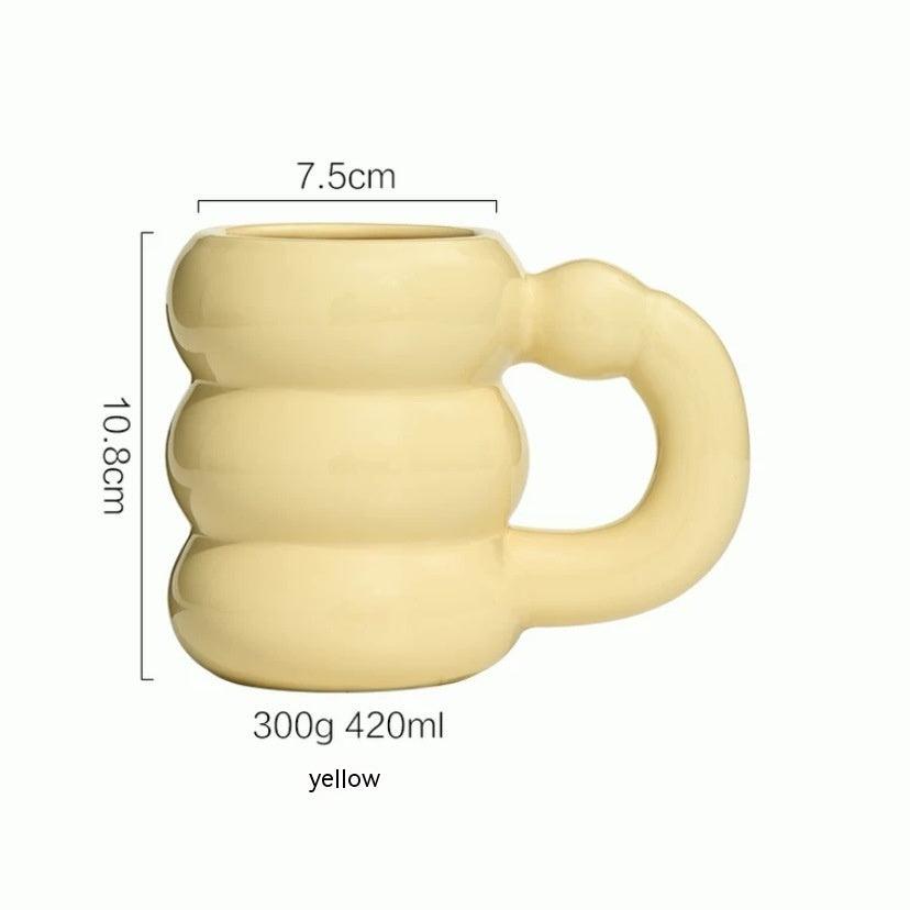 Creative High Sense Good-looking Couple Ceramic Mug - Trendha