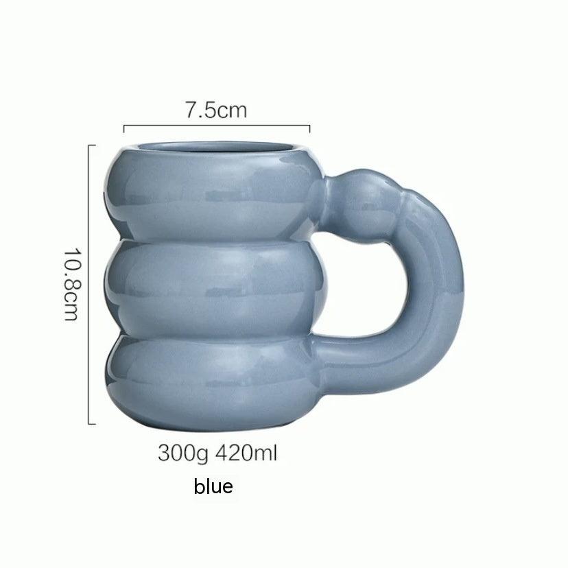 Creative High Sense Good-looking Couple Ceramic Mug - Trendha
