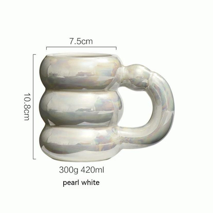 Creative High Sense Good-looking Couple Ceramic Mug - Trendha