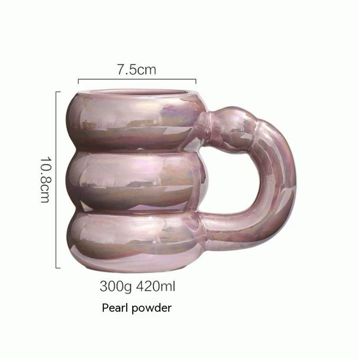 Creative High Sense Good-looking Couple Ceramic Mug - Trendha