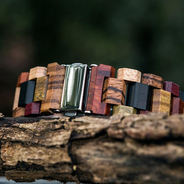 Creative Men's Wooden Quartz Watch - Trendha
