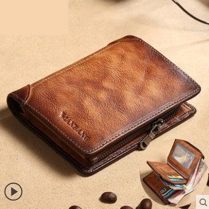 Cross Border New Leather Men's Wallet - Trendha