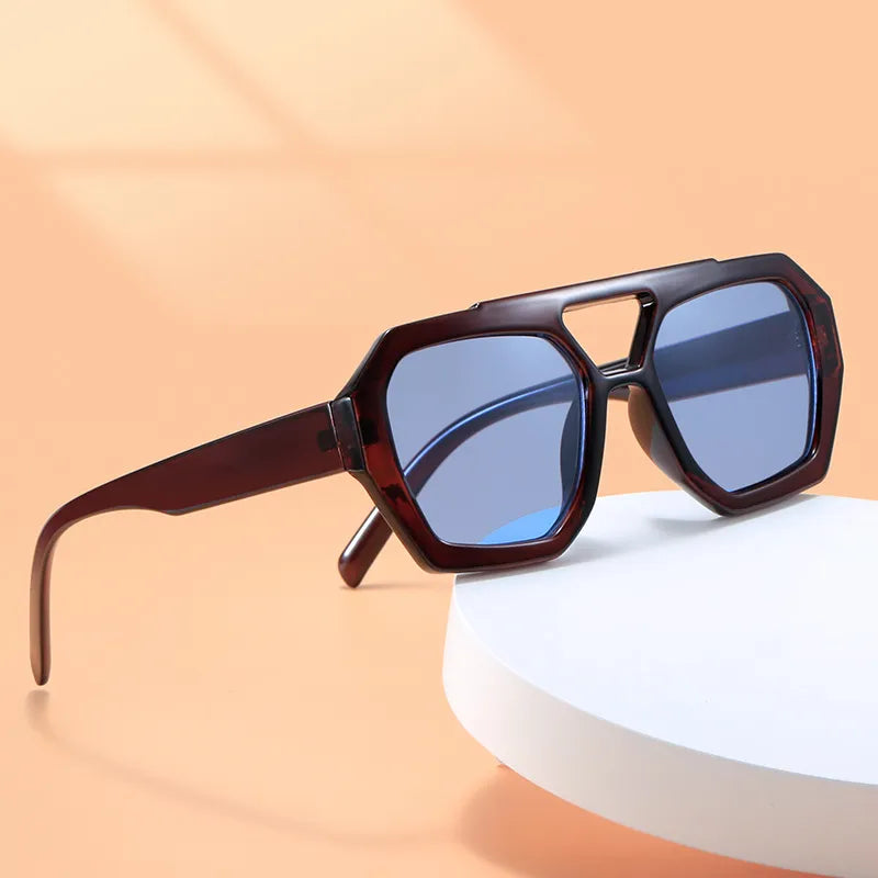Vintage Pilot Sunglasses for Women with Tinted Lens Options
